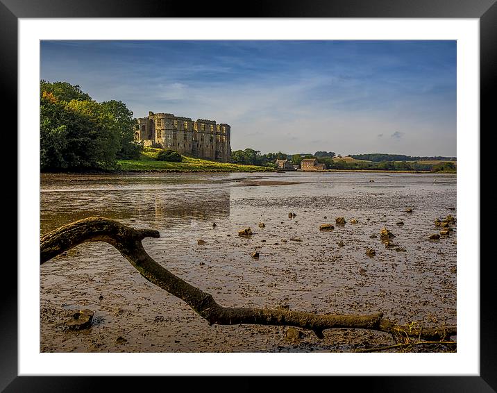 River Carew Estuary, Pembrokeshire, Wales, UK Framed Mounted Print by Mark Llewellyn