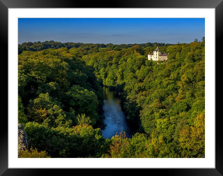 Teifi Valley Fall, Pembrokeshire, Wales, UK Framed Mounted Print by Mark Llewellyn
