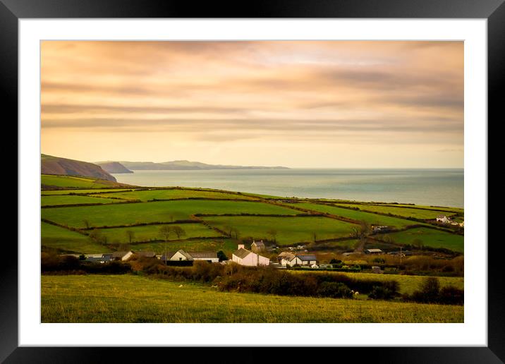 Ceibwr Bay , Pembrokeshire, Wales, UK Framed Mounted Print by Mark Llewellyn