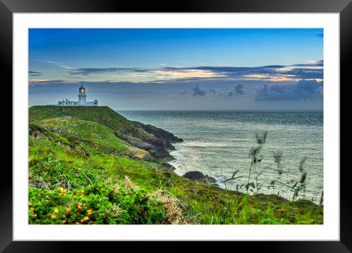 Strumble Head Lighthouse, Pembrokeshire, Wales, UK Framed Mounted Print by Mark Llewellyn