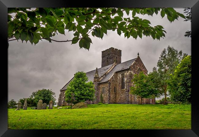 St Andrews Church, Narberth, Pembrokeshire, Wales, Framed Print by Mark Llewellyn