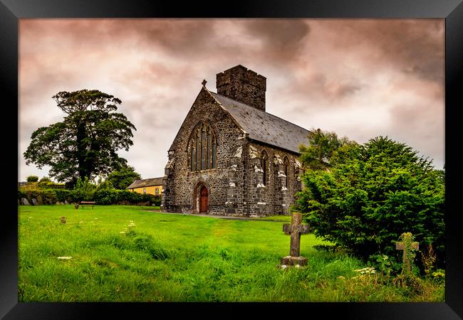 St Andrews Church, Narberth, Pembrokeshire, Wales, Framed Print by Mark Llewellyn
