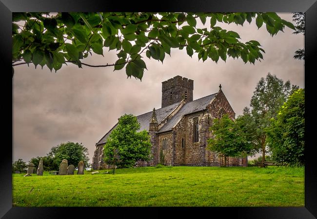 St Andrew, Narberth, Pembrokeshire, Wales, UK Framed Print by Mark Llewellyn