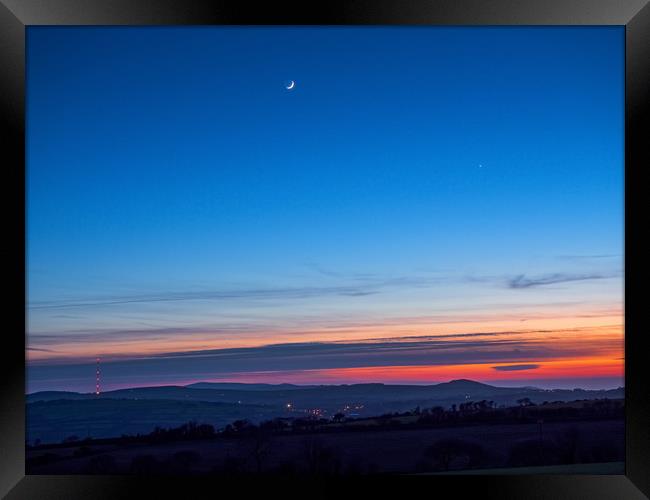 Preseli Hills Sunset, Pembrokeshire, Wales, UK Framed Print by Mark Llewellyn