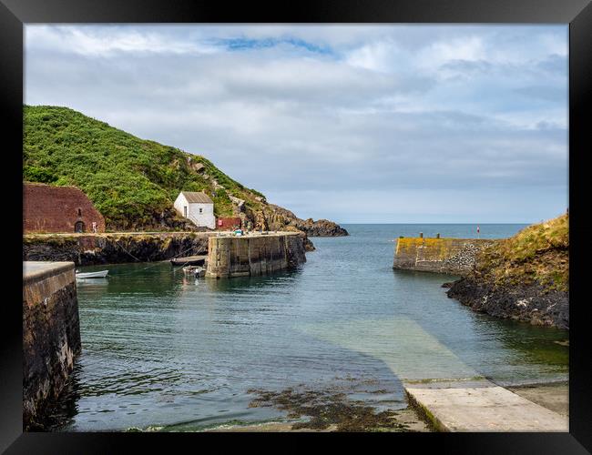 Porthgain Harbour, Pembrokeshire, Wales, UK Framed Print by Mark Llewellyn