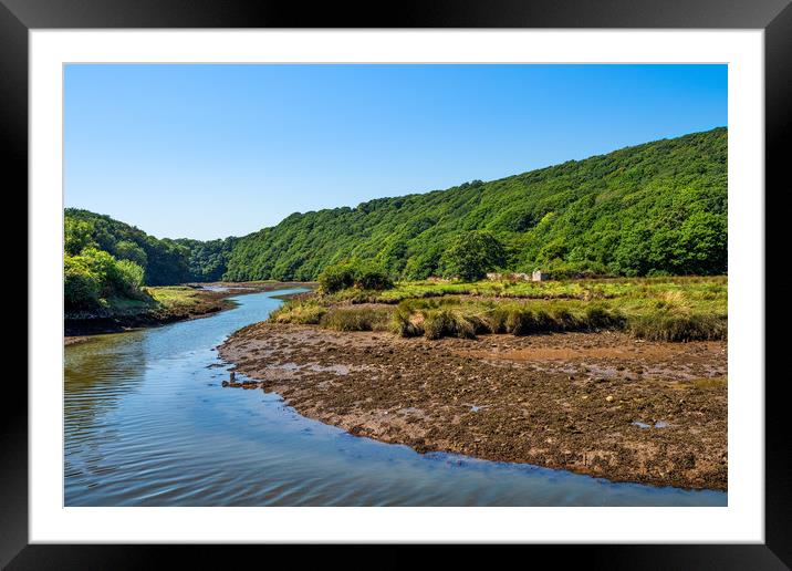 Cresswell Quay, Pembrokeshire, Wales, UK Framed Mounted Print by Mark Llewellyn