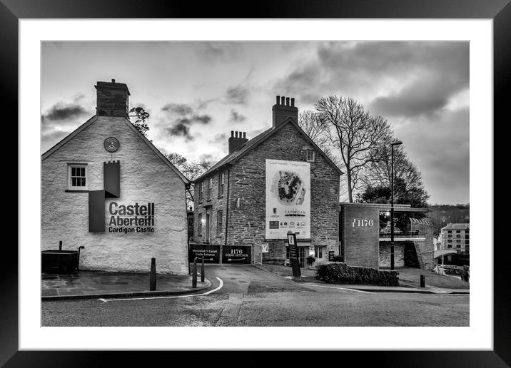 Cardigan Castle, Wales, UK Framed Mounted Print by Mark Llewellyn