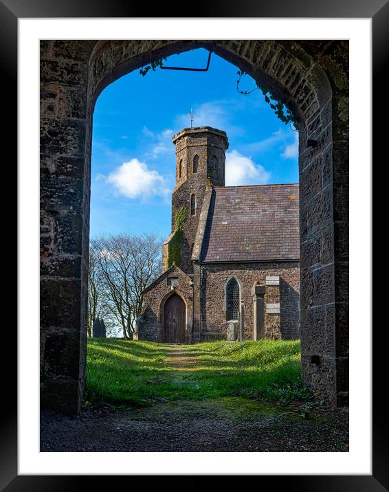 Holy Trinity, Llanybri, Pembrokeshire, Wales, UK Framed Mounted Print by Mark Llewellyn