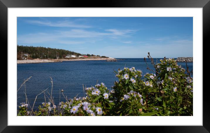 White Point Bay, Cape Breton, Canada Framed Mounted Print by Mark Llewellyn