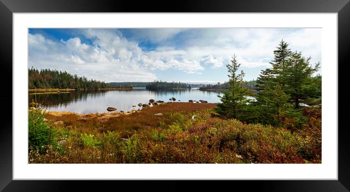 Guysborough Coast, Nova Scotia, Canada Framed Mounted Print by Mark Llewellyn