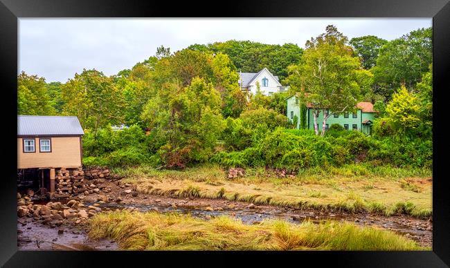 Bear River, Nova Scotia, Canada Framed Print by Mark Llewellyn