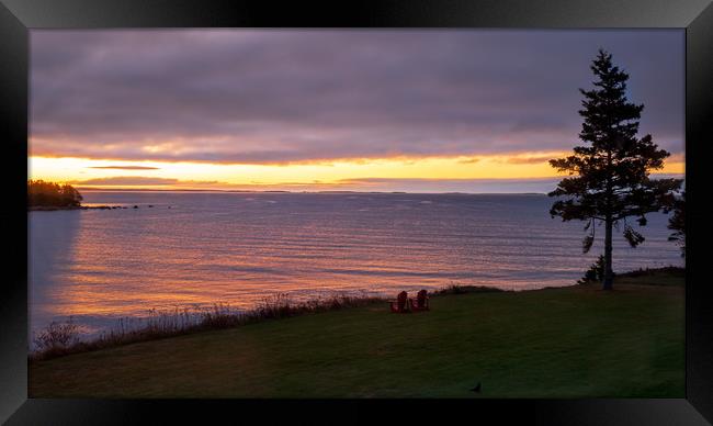 Charlos Cove Dawn, Nova Scotia, Canada Framed Print by Mark Llewellyn