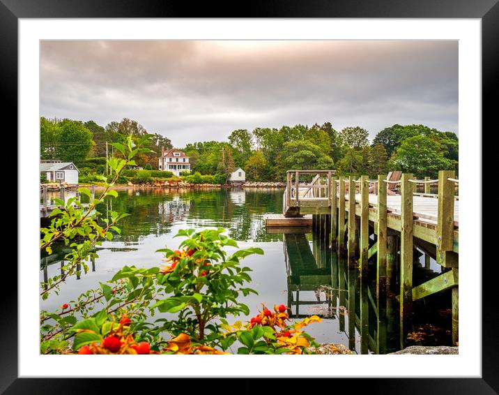 Chester Harbour, Nova Scotia, Canada Framed Mounted Print by Mark Llewellyn