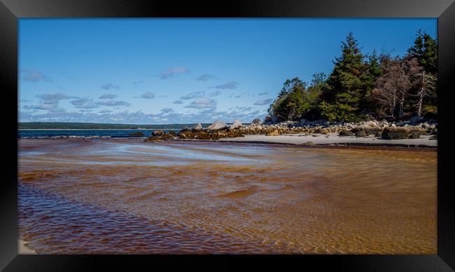 Carters Beach, Nova Scotia, Canada Framed Print by Mark Llewellyn