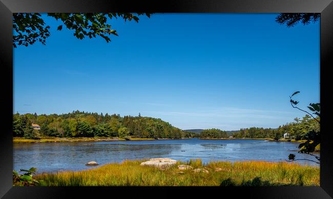 Tantallon Lake, Nova Scotia, Canada Framed Print by Mark Llewellyn
