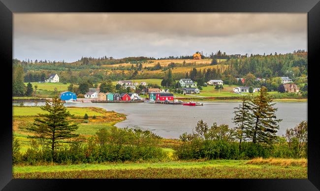 Fishing Port, Prince Edward Island, Canada Framed Print by Mark Llewellyn