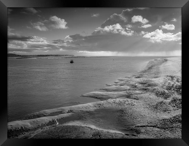 Mouth of the Dovey, Aberdovey, Wales, UK Framed Print by Mark Llewellyn