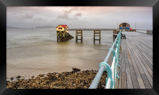 Mumbles Lifeboat Station, Swansea, Wales, UK Framed Print by Mark Llewellyn