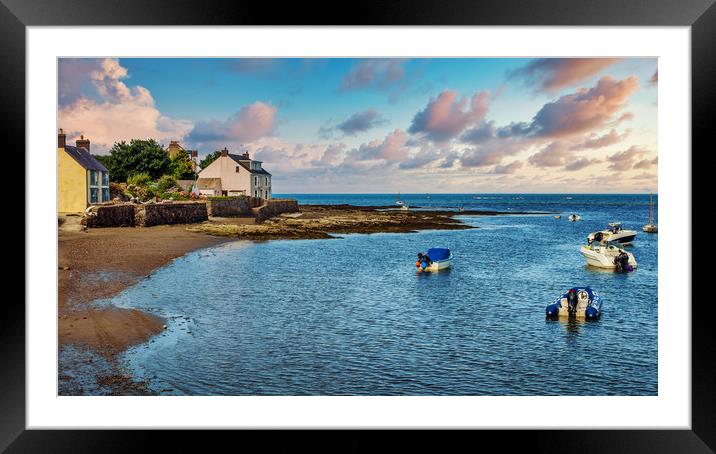 The Parrog, Newport, Pembrokeshire, Wales, UK Framed Mounted Print by Mark Llewellyn