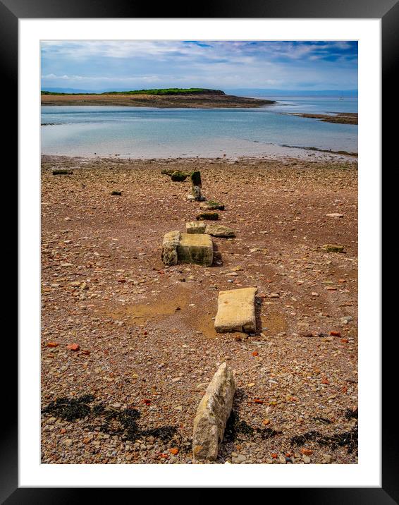 Sully Beach, Wales, UK Framed Mounted Print by Mark Llewellyn