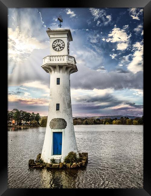 Scott Memorial at Roath Park, Cardiff, Wales, UK Framed Print by Mark Llewellyn