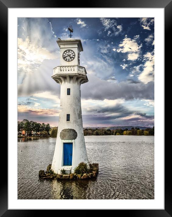 Scott Memorial at Roath Park, Cardiff, Wales, UK Framed Mounted Print by Mark Llewellyn