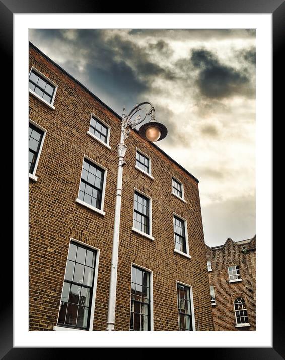 Dublin Street Lamp, Ireland Framed Mounted Print by Mark Llewellyn