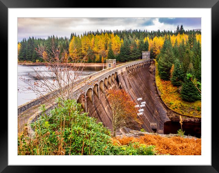 Loch Laggan Dam, Scotland, UK Framed Mounted Print by Mark Llewellyn