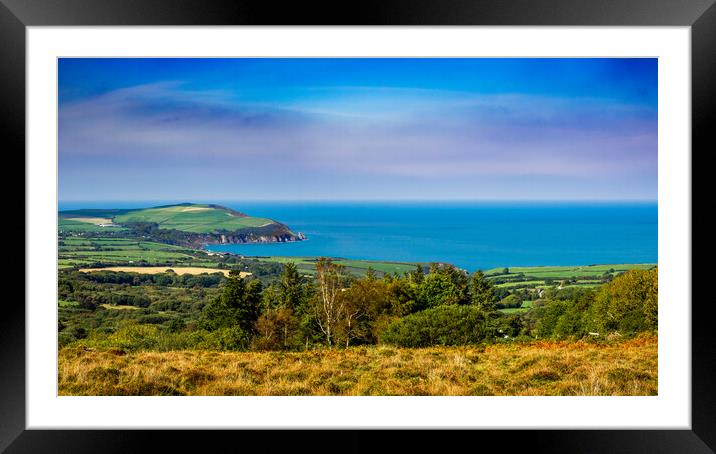 Dinas Head, Pembrokeshire, Wales, UK Framed Mounted Print by Mark Llewellyn