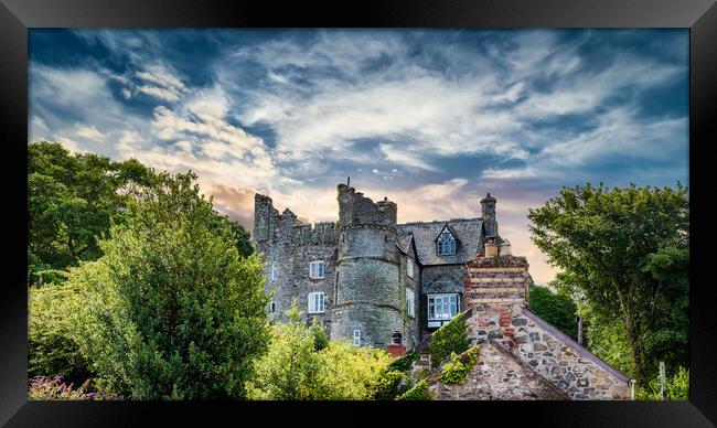 Old Castle, Newport, Pembrokeshire, Wales, UK Framed Print by Mark Llewellyn