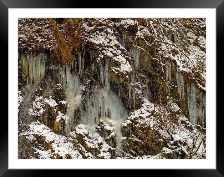 Winter Walk, Schladming, Austria Framed Mounted Print by Mark Llewellyn