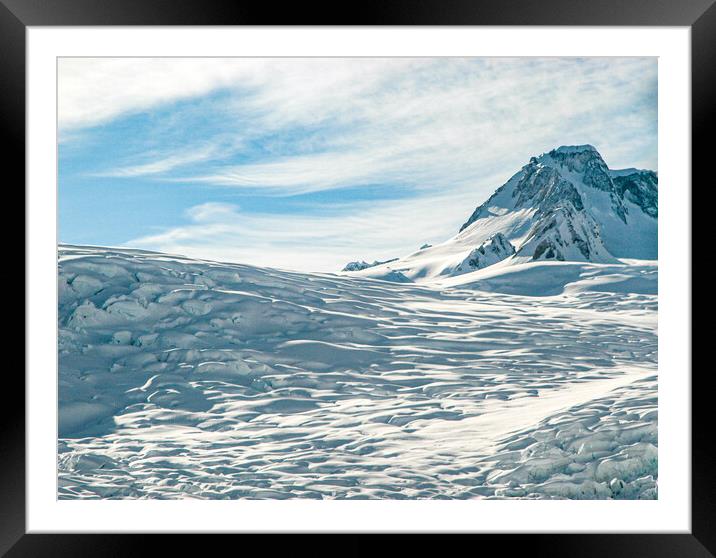 Fox Glacier, New Zealand Framed Mounted Print by Mark Llewellyn
