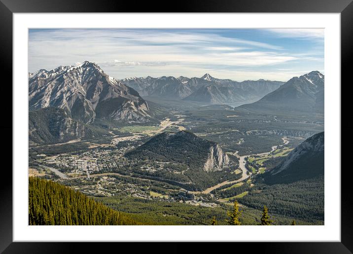 Banff Nation Park, Alberta, Canada Framed Mounted Print by Mark Llewellyn