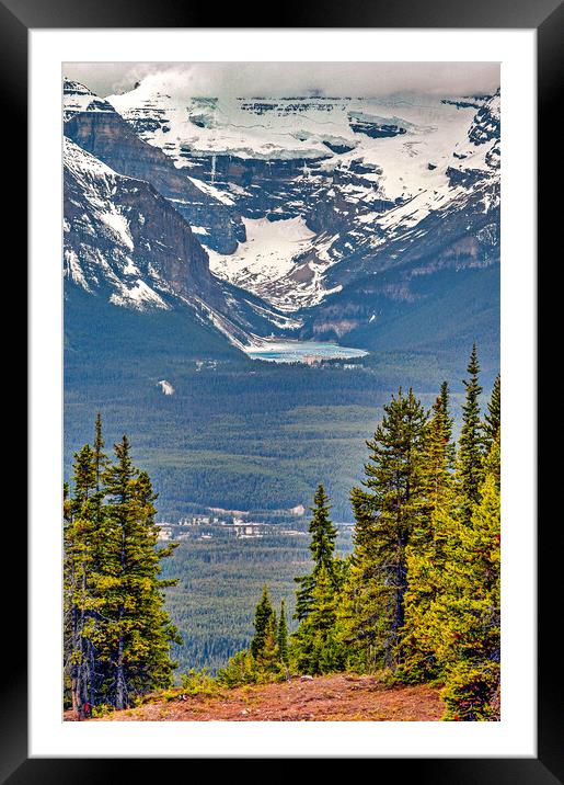 Lake Louise, Canada Framed Mounted Print by Mark Llewellyn
