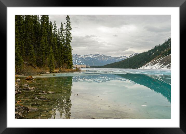 Lake Louise, Canada Framed Mounted Print by Mark Llewellyn