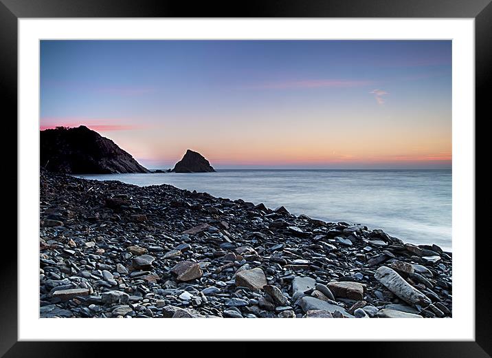 Monk Haven Beach, Pembrokeshire Framed Mounted Print by Simon West