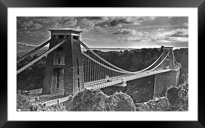 Clifton Suspension Bridge Framed Mounted Print by Simon West