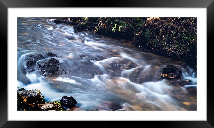 Flowing waters Framed Mounted Print by Simon West