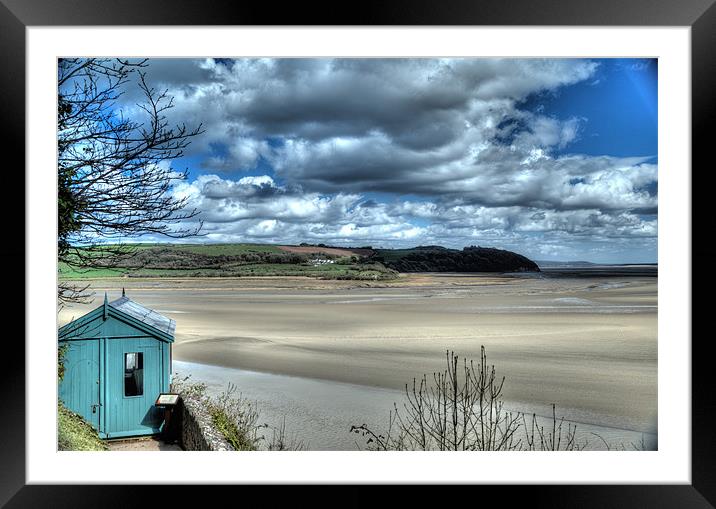 Dylan Thomas Writing Shed Framed Mounted Print by Simon West