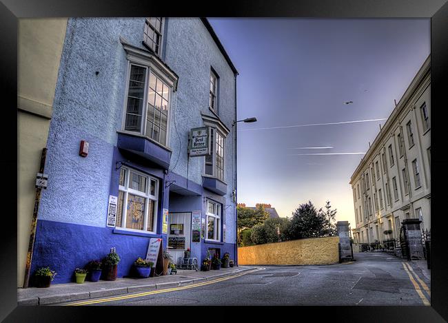 The Hope and Anchor Tenby Framed Print by Simon West