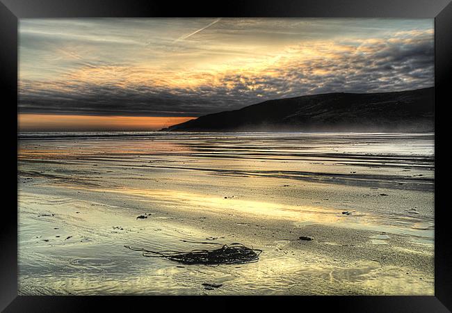 Freshwater West, Pembrokeshire Framed Print by Simon West