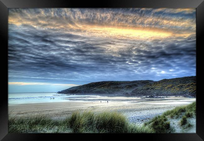 Freshwater West Framed Print by Simon West