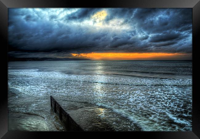 Calm before the storm Framed Print by Simon West