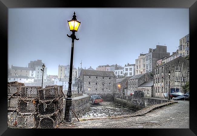 Tenby Harbour Framed Print by Simon West