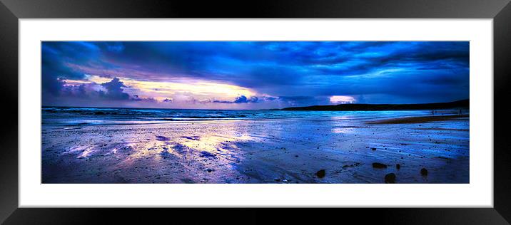 Freshwater West Beach Framed Mounted Print by Simon West