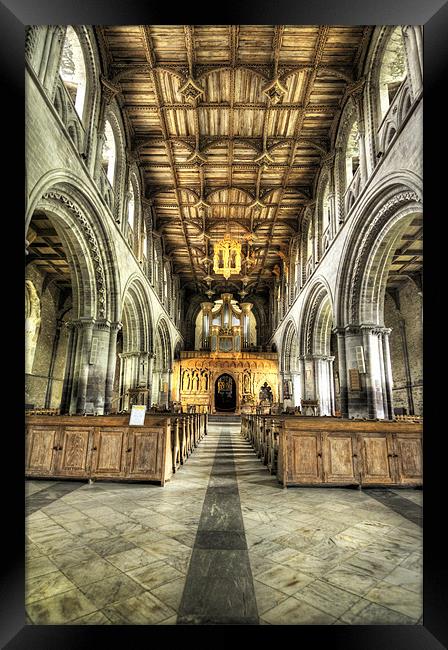 Saint Davids Cathedral, Pembrokeshire Framed Print by Simon West