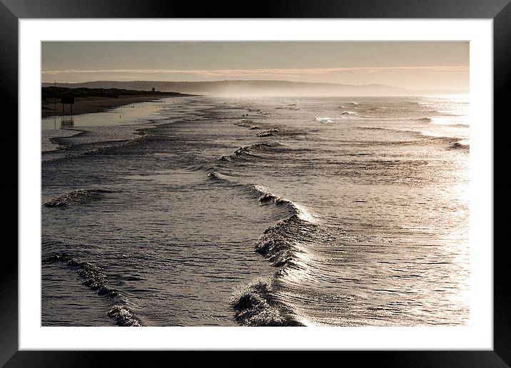 Pendine Sands Framed Mounted Print by Simon West