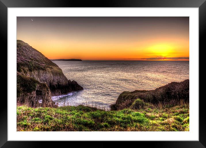 Skrinkle Haven and Church Doors Framed Mounted Print by Simon West