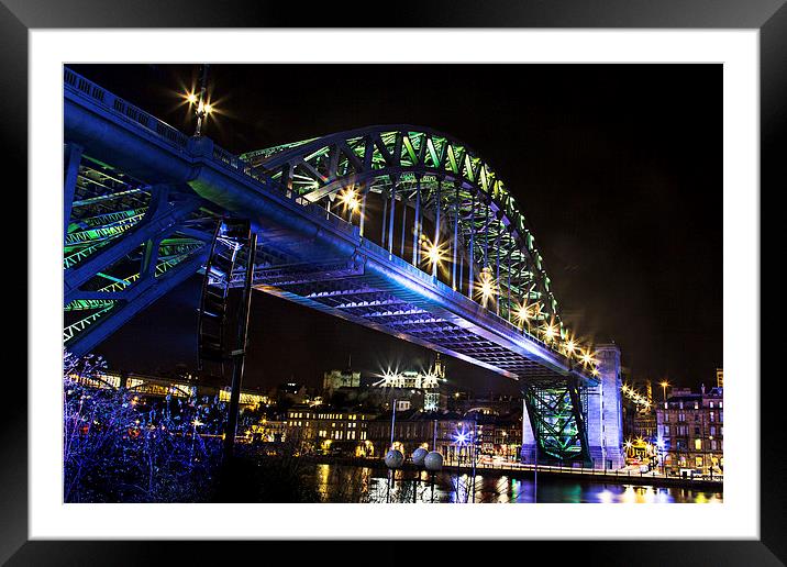 The Tyne Bridge, Newcastle Framed Mounted Print by Simon West