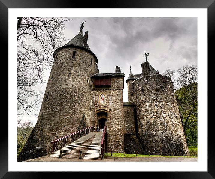 Castell Coch Framed Mounted Print by Simon West